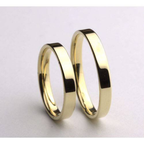 COMS/3E Oxford sárga arany karikagyűrű